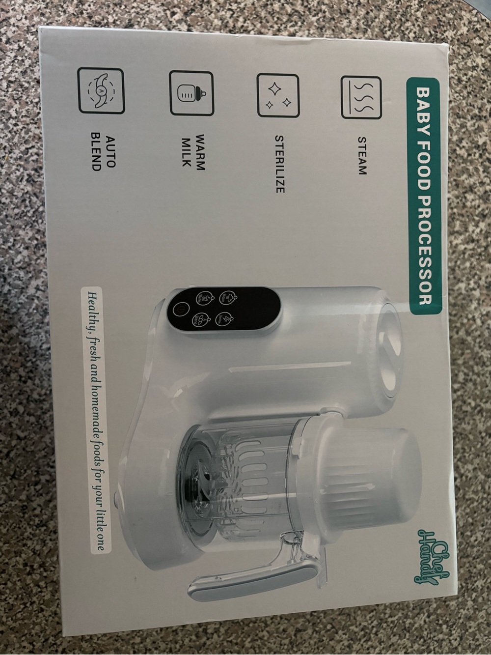 Baby Food Processor - Clear/White -